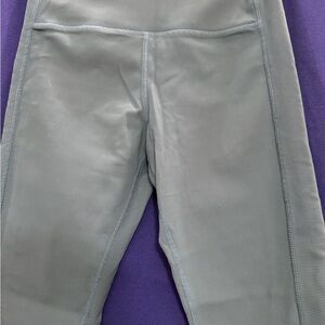 Glyder Sage Green Ribbed Leggings NWOT High Rise Athleisure Yoga Pilates M